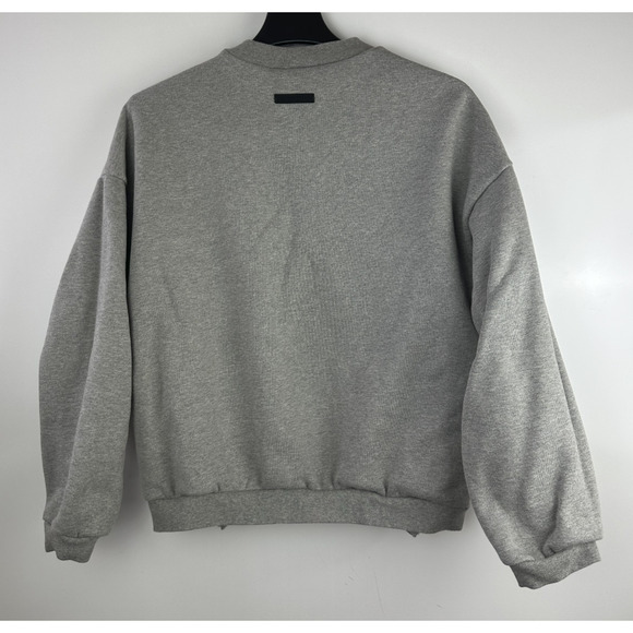 Essentials Fear of God State Sweatshirt Fleece Crew Neck Heather Oatmeal Medium - Picture 11 of 16